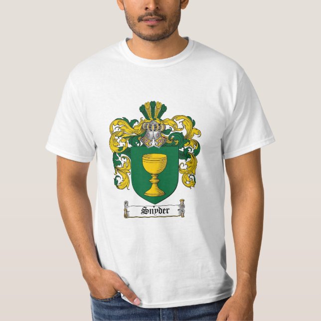 T-shirt Crête de famille de Snyder - manteau de Snyder des (Devant)