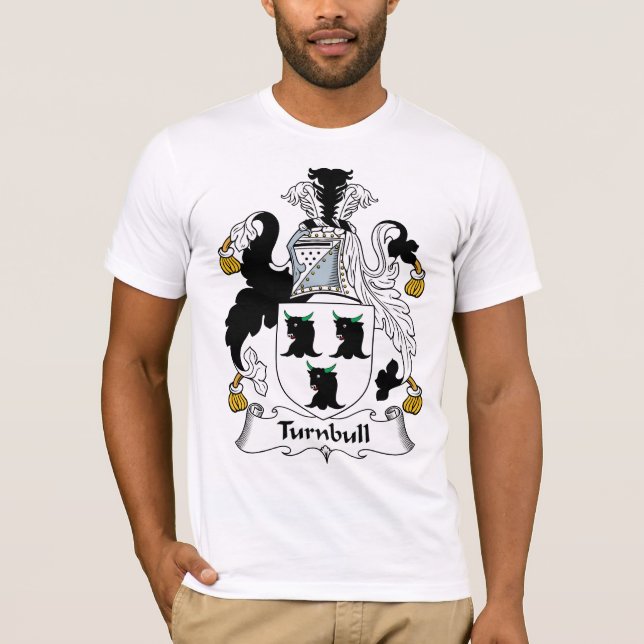 T-shirt Crête de famille de Turnbull (Devant)