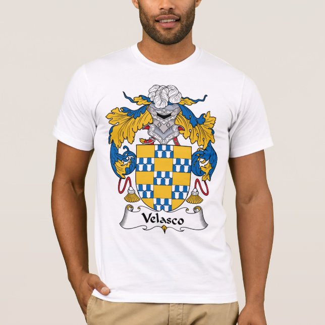 T-shirt Crête de famille de Velasco (Devant)