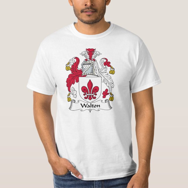 T-shirt Crête de famille de Walton (Devant)