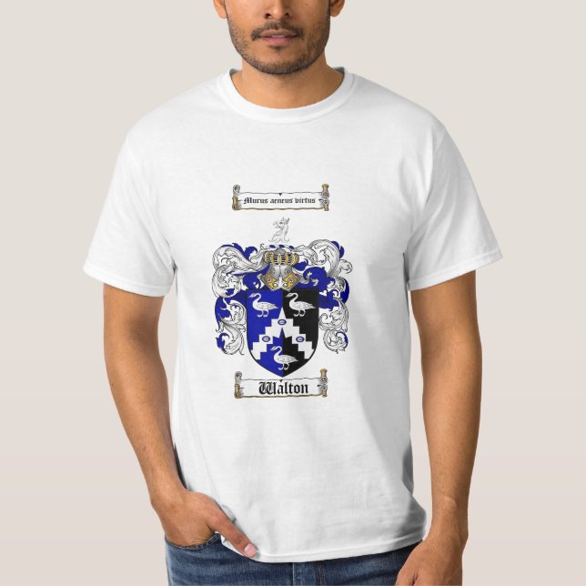 T-shirt Crête de famille de Walton - manteau de Walton des (Devant)