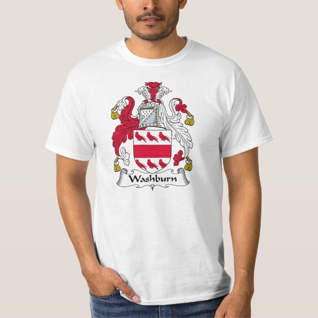 T-shirt Crête de famille de Washburn (Devant)