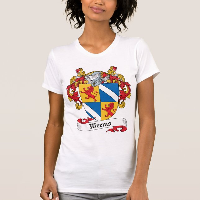 T-shirt Crête de famille de Weems (Devant)