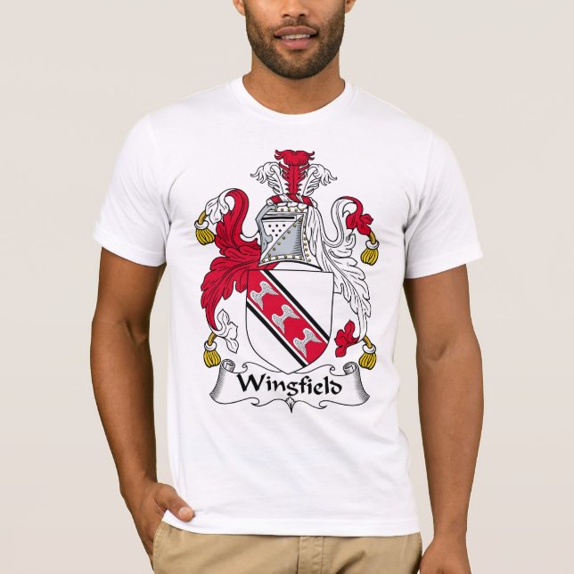 T-shirt Crête de famille de Wingfield (Devant)