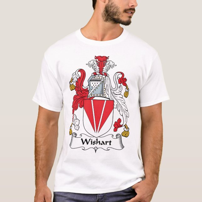 T-shirt Crête de famille de Wishart (Devant)