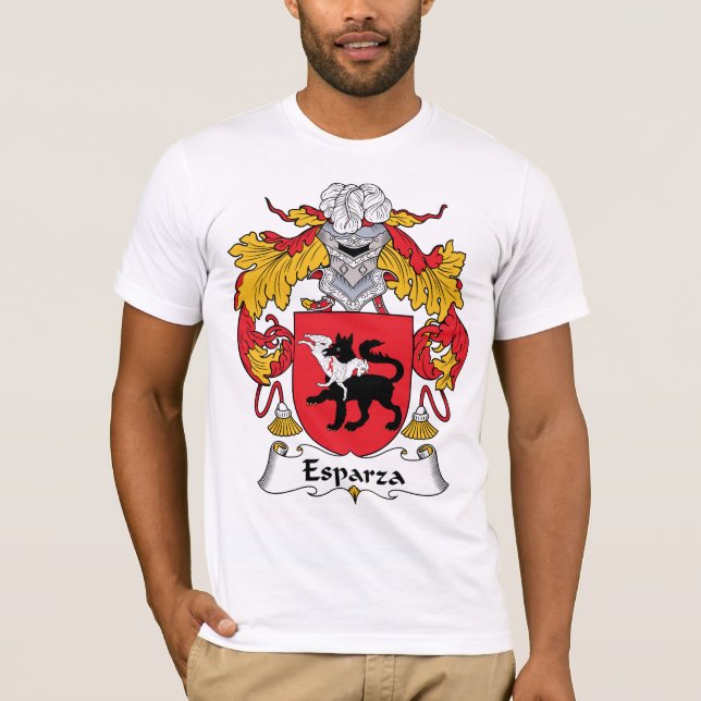 T-shirt Crête de famille d'Esparza (Devant)