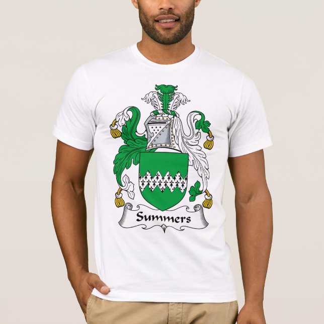 T-shirt Crête de famille d'étés (Devant)