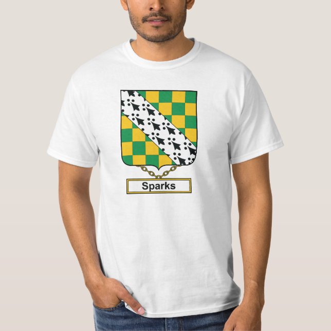 T-shirt Crête de famille d'étincelles (Devant)