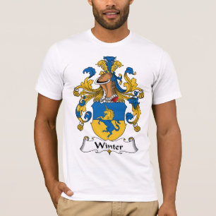 T-shirt Crête de famille d'hiver