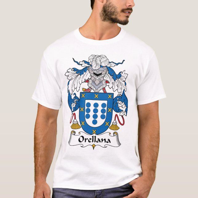 T-shirt Crête de famille d'Orellana (Devant)