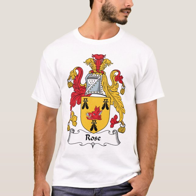 T-shirt Crête de famille rose (Devant)