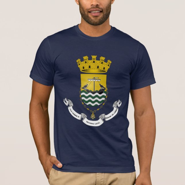T-shirt Crête de Lisbonne Lisbonne Portugal (Devant)