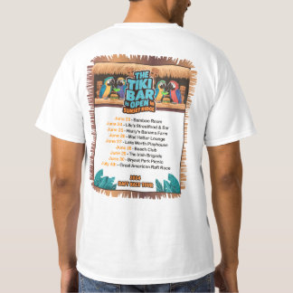 T-shirt Crête du coucher de soleil Tiki