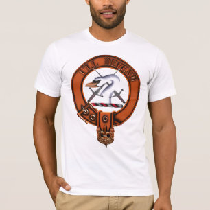T-shirt Crête et Targe de famille de Lennox de clan