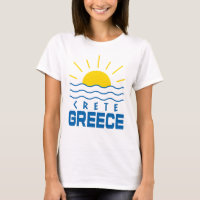 Crète Grèce Soleil Et Vagues De La Mer Femme