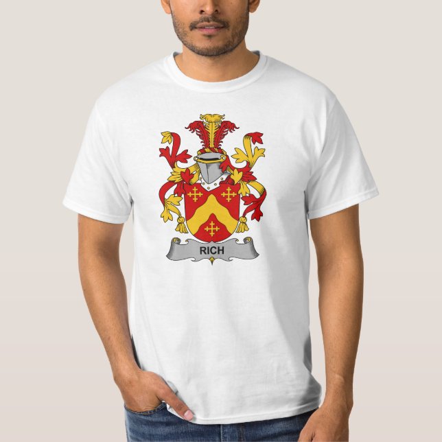 T-shirt Crête riche de famille (Devant)