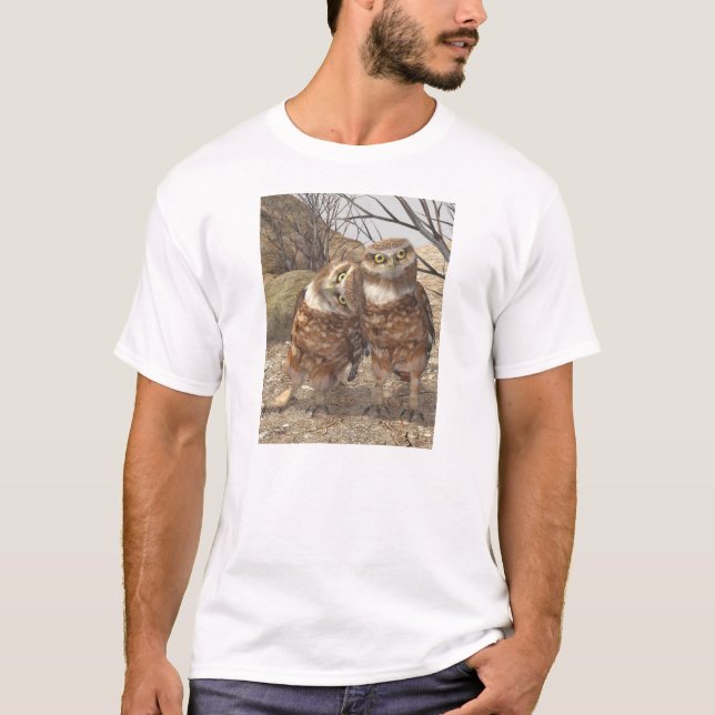 T-shirt Creuser des hiboux (Devant)