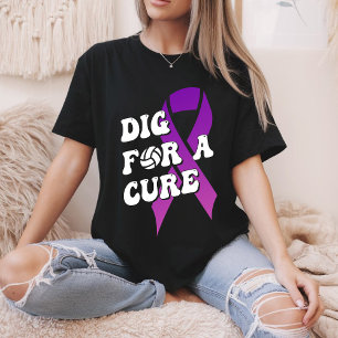 T-shirt Creusez pour une guérison, Volleyball de sensibili