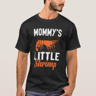 T-shirt Crevette Crawfish Fantaisie Crevette King Queen