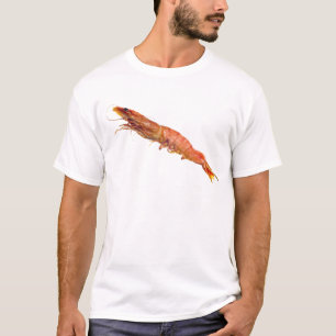 T-shirt Crevette rose grillée de tigre sur une brochette