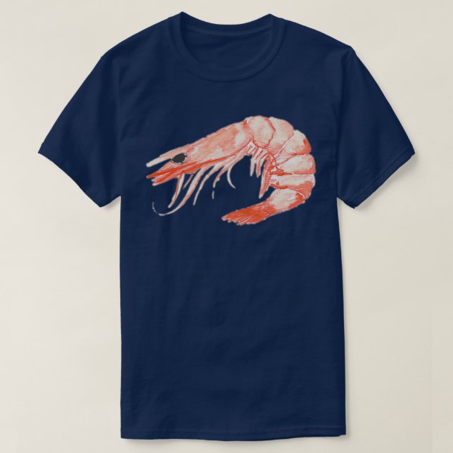 T-shirt crevettes (Design devant)