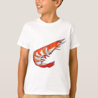 crevettes crevettes fruits de mer art kitsch