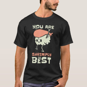 T-shirt Crevettes de sushi asiatique japonais japonais Cui