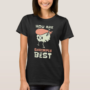 T-shirt Crevettes de sushi asiatique japonais japonais Cui
