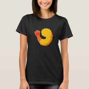 T-shirt Crevettes frites Crevettes Tempura Prawn Costume