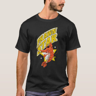 T-shirt Crevettes Funny Prawn Star Coquillages rétro et p