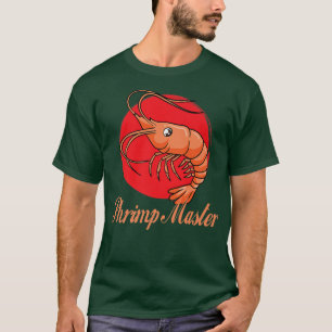 T-shirt Crevettes Maître Manger Fruits de mer Crevettes T-