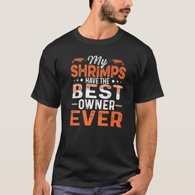 T-shirt Crevettes Pour Une crevette (Devant)