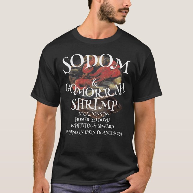 T-SHIRT CREVETTES SODOME & GOMORRHE ALASKA (Devant)