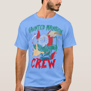 T-shirt Crew Haunted Bewitch Mansion Serial Killer Hallowe