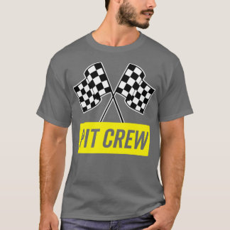 T-shirt Crew italique jaune pour costume de course