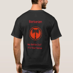 T-shirt Cri de guerre barbare