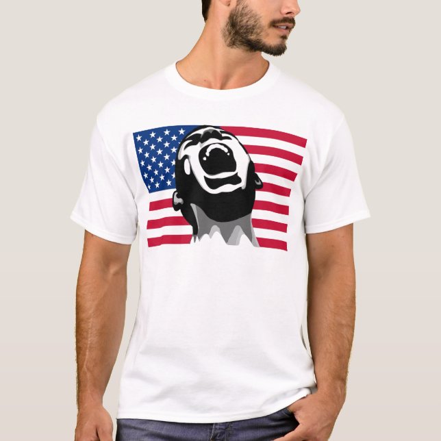 T-shirt Cri perçant Etats-Unis (Devant)
