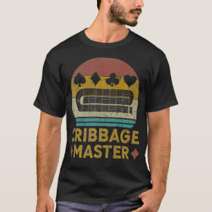 T-shirt Cribbage Master Cribbage Amateurs Vintage Cribbage