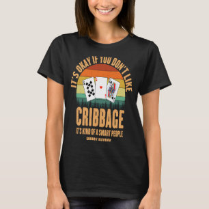 T-shirt Cribbage Smart personnes cribbage