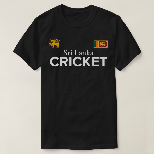 T-shirt Cricket 17/CRICKET Sri Lanka (Design devant)