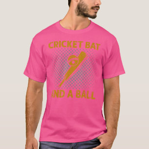 T-shirt Cricket Bat Et Ball Cricket