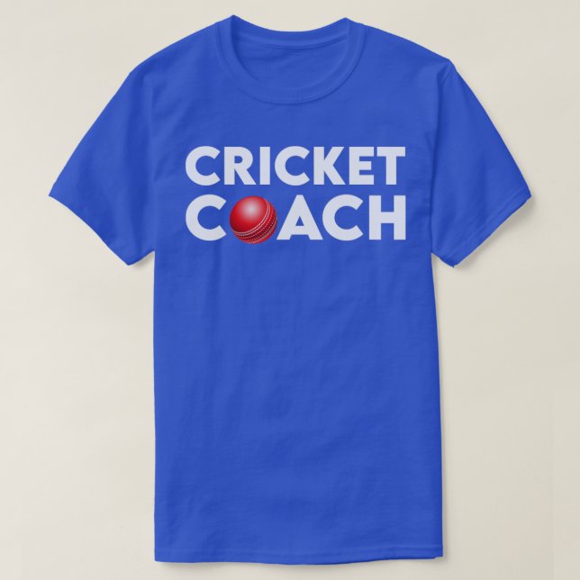 T-shirt Cricket coach (Design devant)