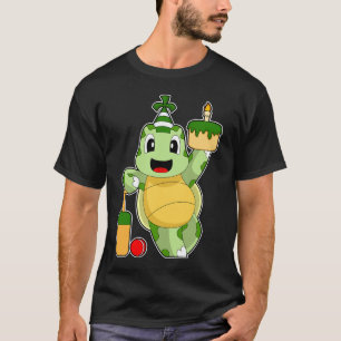T-shirt Cricket d'anniversaire de la tortue