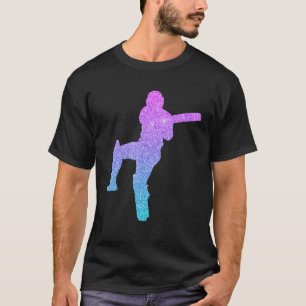 T-shirt Cricket Femmes Hommes Garçons Filles Enfants Étudi