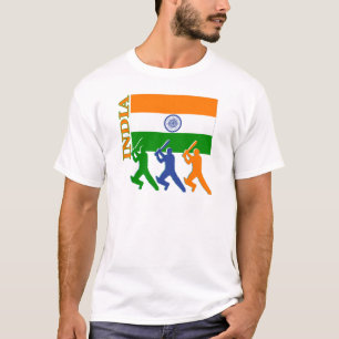 T-shirt Cricket Inde