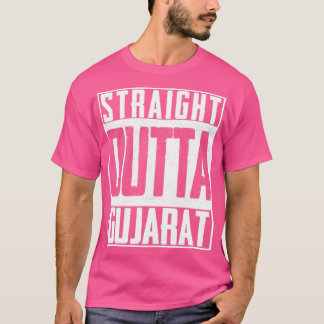 T-shirt Cricket indien juste en-dehors du Gujarat Inde