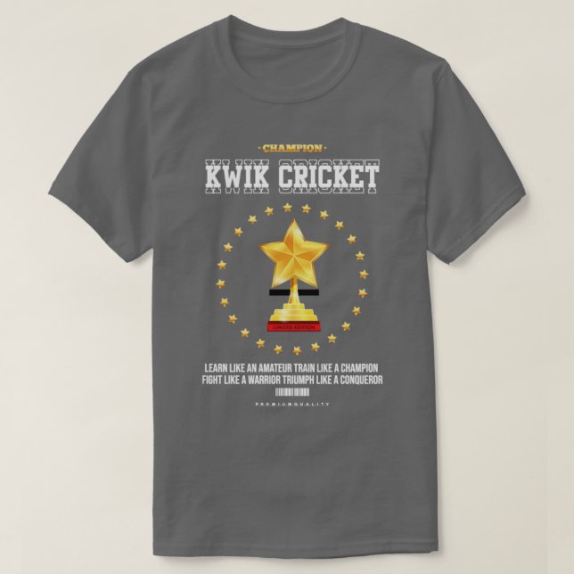T-shirt Cricket Kwik3 (Design devant)