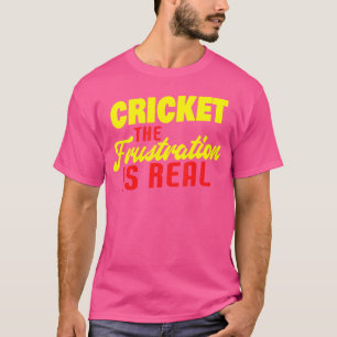 T-shirt Cricket La Frustration Est Vraiment Drôle Jouer Au