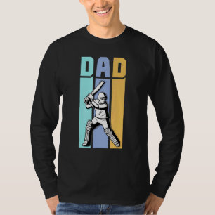 T-shirt Cricket Papa Sport Jersey Cricket Ball Chaussures 