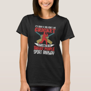 T-shirt Cricket Smart Personnes Sport Joueur Entraîneur Gr